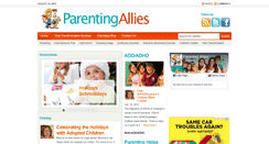 Desktop Screenshot of parentingallies.com